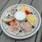 Sweet Pierogi Mix: Two each of Blueberry, Strawberry, and Cheese ($11)
